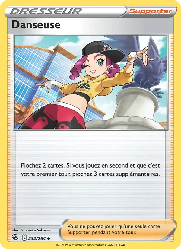 Carte Pokémon Danseuse #232 — Poing de Fusion