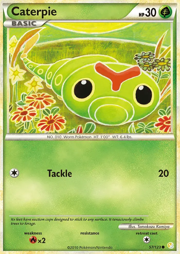 Caterpie #57 — HeartGold SoulSilver