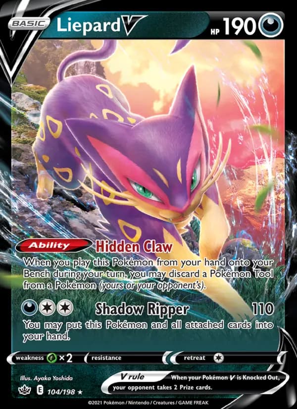 Liepard V #104 — Chilling Reign