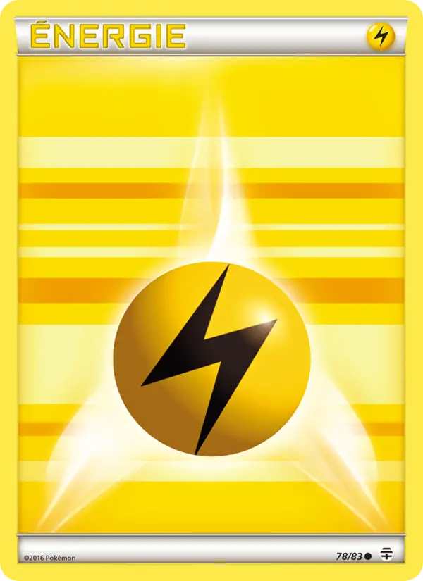 Carte Pokémon Énergie Lightning de base #78 — Générations