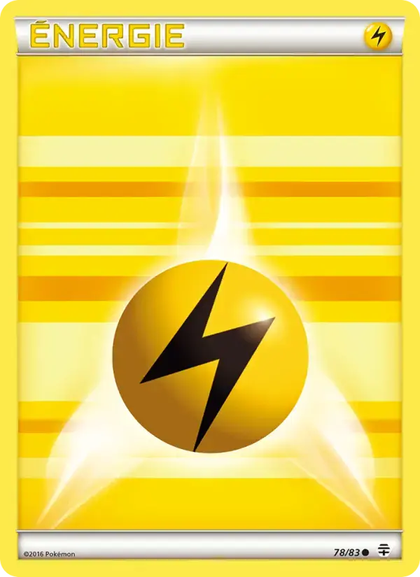 Carte Pokémon Énergie Lightning de base #78 — Générations