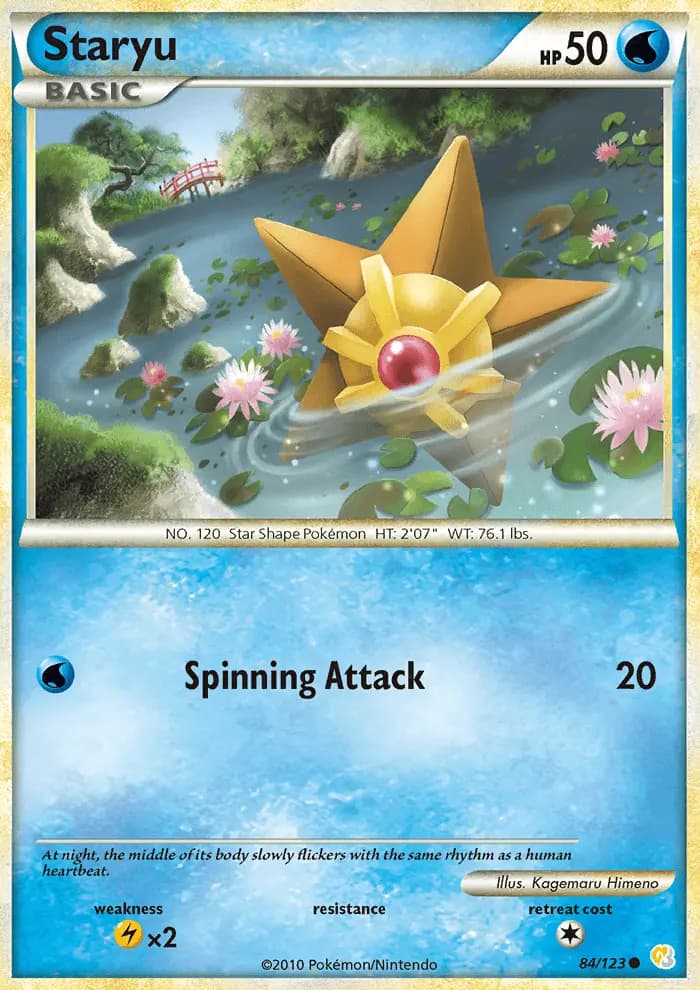 Staryu #84 — HeartGold SoulSilver