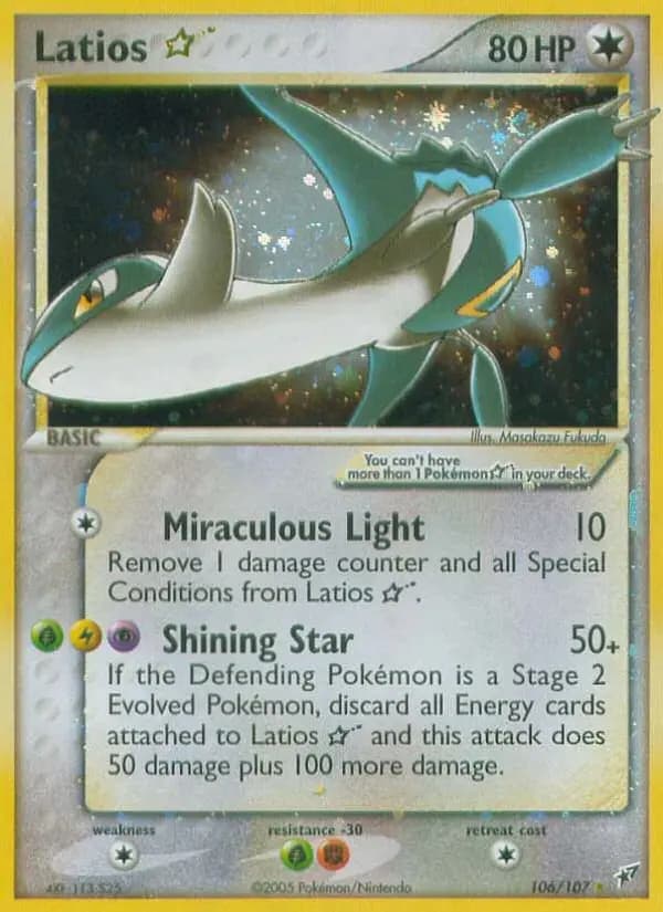 Latios Star #106 — Deoxys