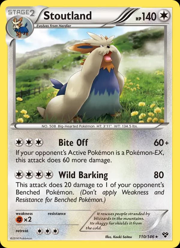 Stoutland #110 — XY