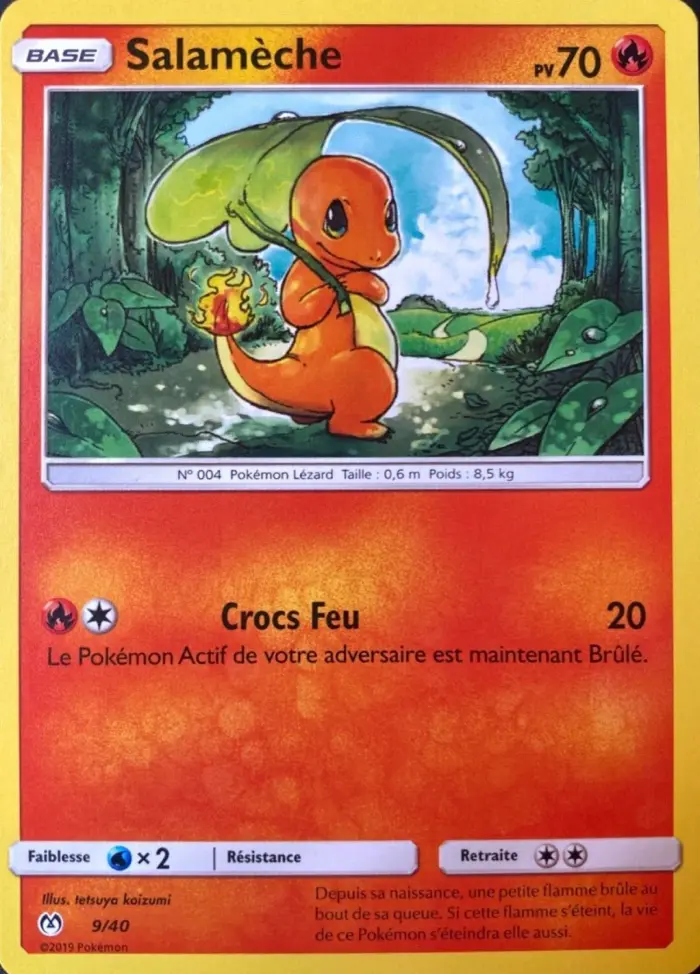 Carte Pokémon Salamèche #9 — 2019 Promo McDonald's