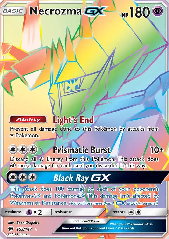 Necrozma GX #153 — Burning Shadows