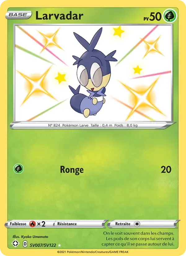 Carte Pokémon Larvadar #SV007 — Destinées Radieuses