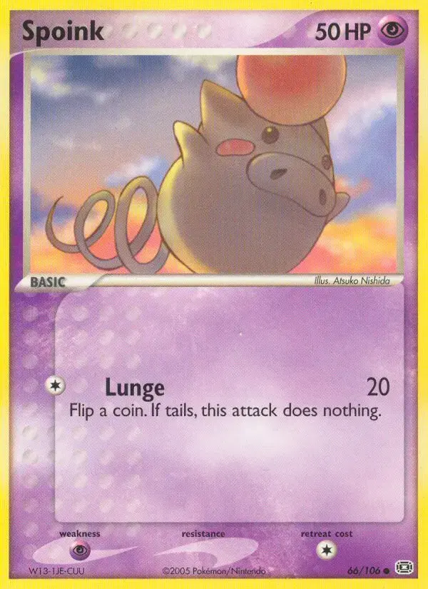 Spoink #66 — Emerald
