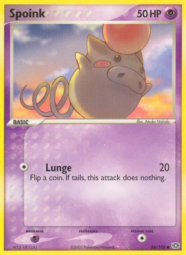 Spoink #66 — Emerald