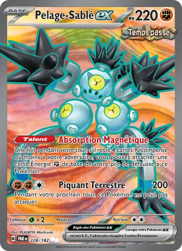 Carte Pokémon Pelage-Sablé-ex #228 — Faille Paradoxe