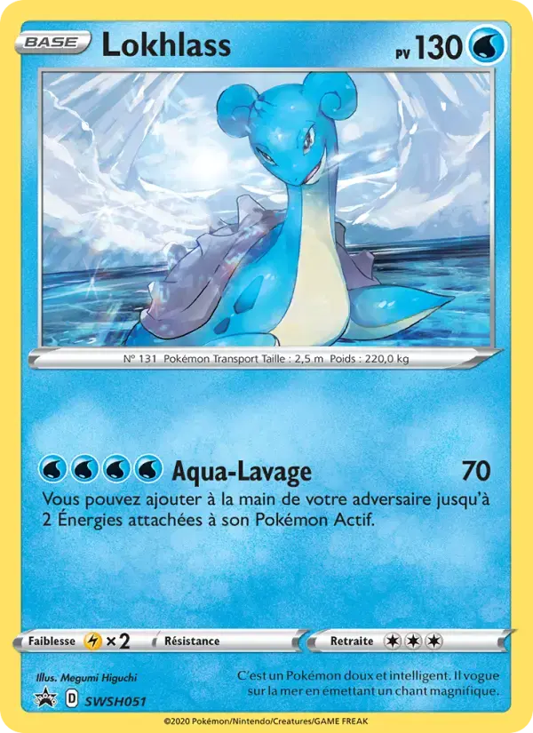 Carte Pokémon Lokhlass #SWSH051 — Promos Épée et Bouclier