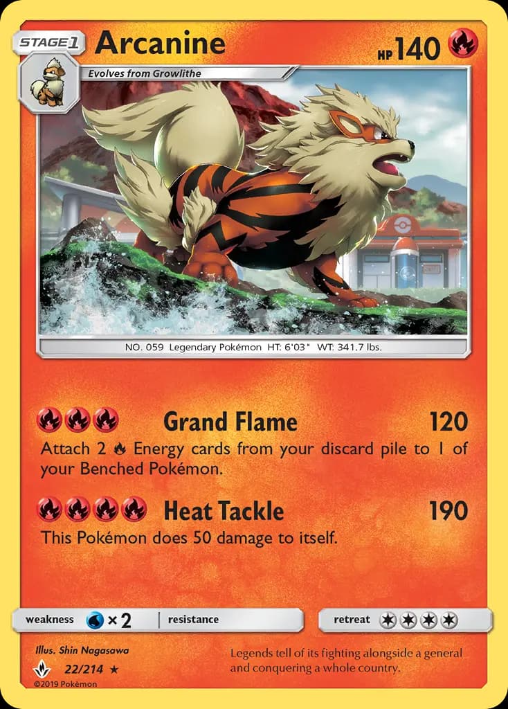 Arcanine #22 — Unbroken Bonds