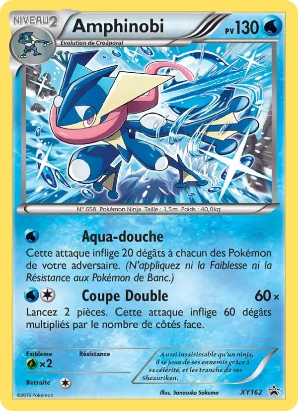 Carte Pokémon Amphinobi #XY162 — Promos X&Y