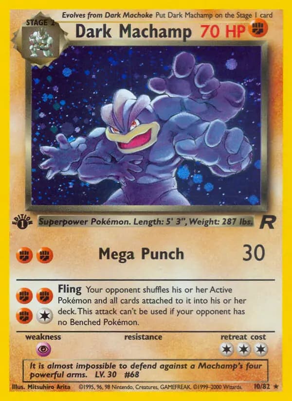 Dark Machamp #10 — Team Rocket