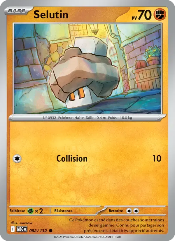 Carte Pokémon Selutin #082 — Méga-Évolution