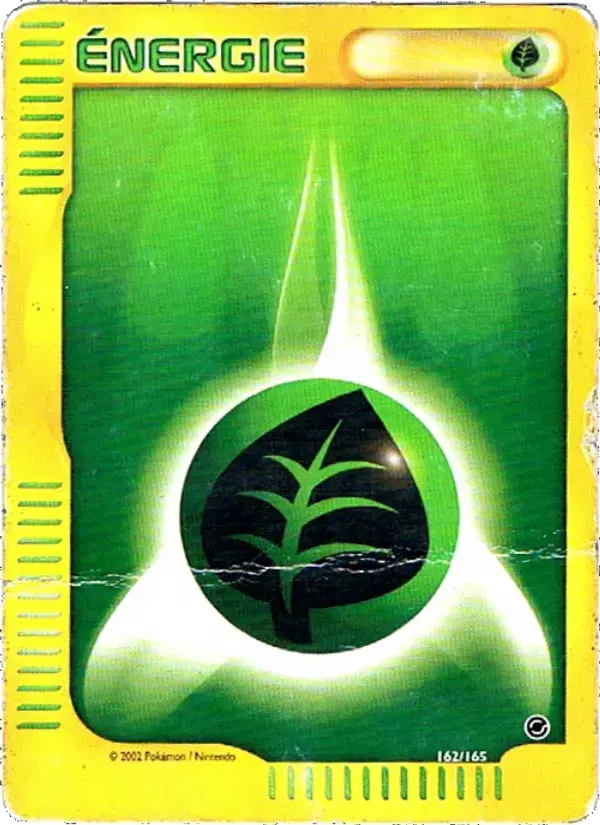 Carte Pokémon Énergie Plante #162 — Expédition