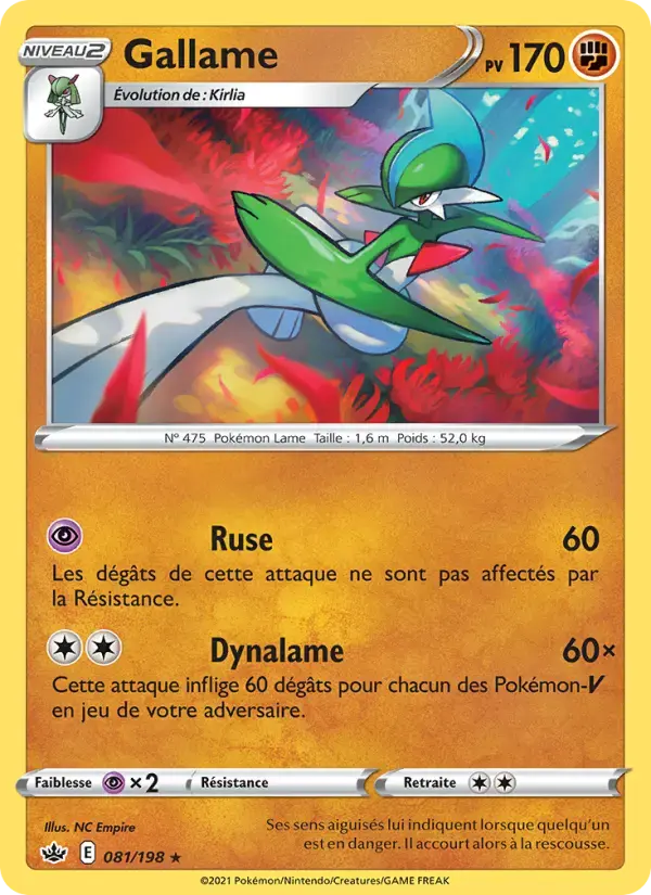 Carte Pokémon Gallame #81 — Règne de Glace