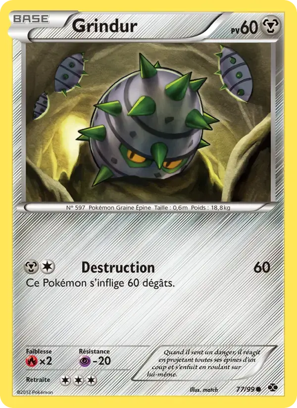 Carte Pokémon Grindur #77 — Destinées Futures