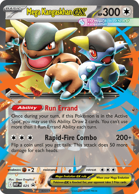 Carte Pokémon Méga-Kangourex-ex #025 — Promos Méga-Évolution