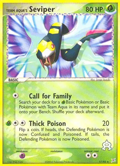 Team Aqua's Seviper #17 — Team Magma vs Team Aqua