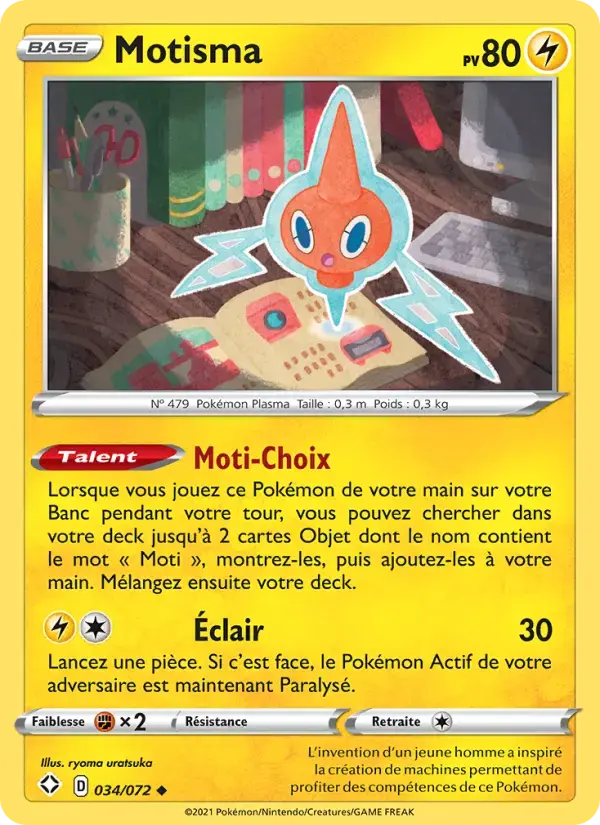 Carte Pokémon Motisma #34 — Destinées Radieuses