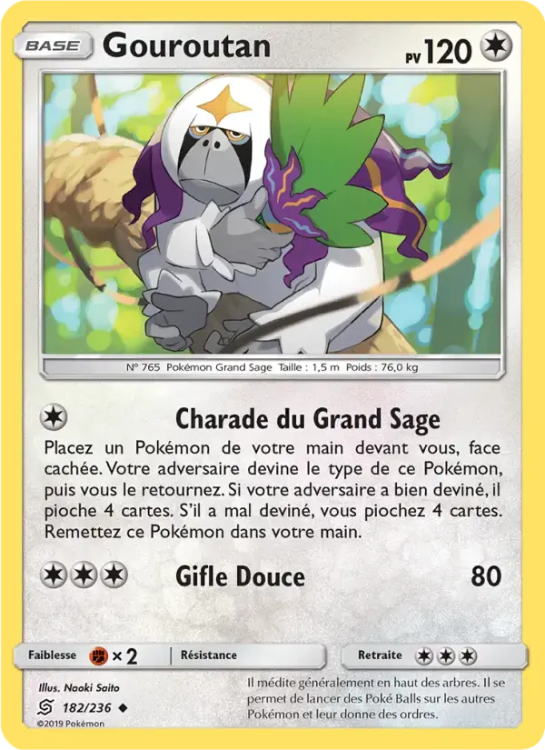 Carte Pokémon Gouroutan #182 — Harmonie des Esprits