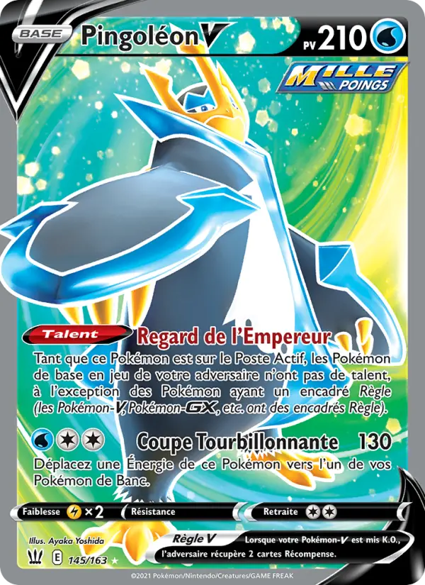 Carte Pokémon Pingoléon V #145 — Styles de Combat