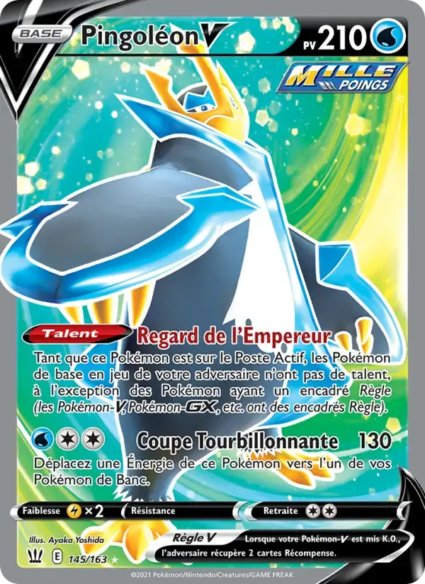 Carte Pokémon Pingoléon V #145 — Styles de Combat