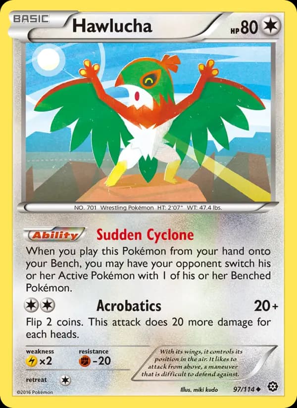 Hawlucha #97 — Steam Siege