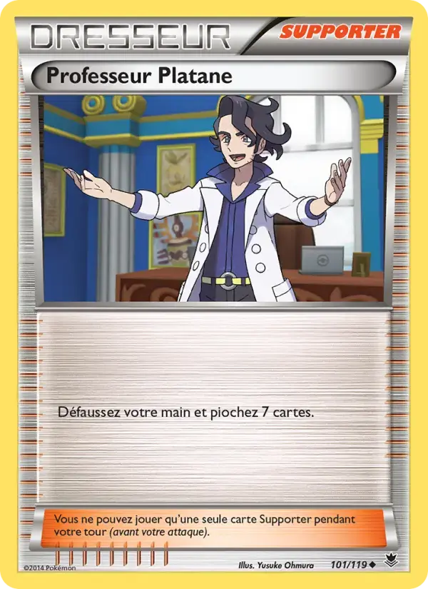 Carte Pokémon Professeur Platane #101 — Vigueur Spectrale