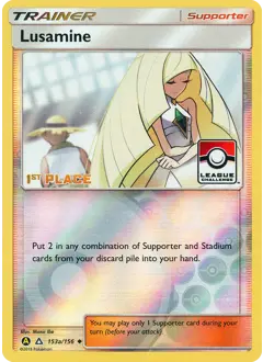 Carte Pokémon Lusamine #153a — Ultra-Prisme