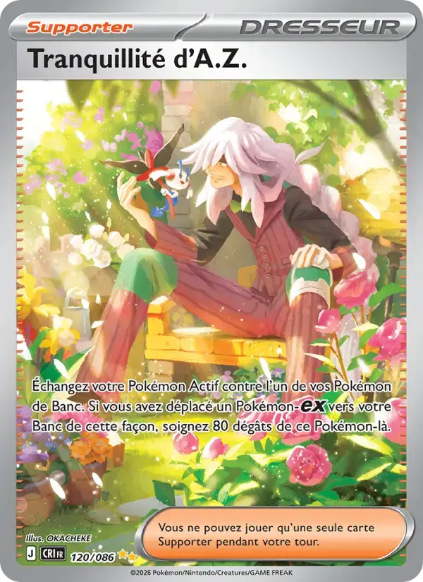 Carte Pokémon Tranquillité d'A.Z. #120 — Chaos Ascendant