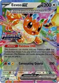 Eevee ex #075 Stamp — Prismatic Evolutions