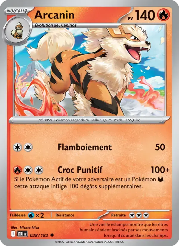 Carte Pokémon Arcanin #028 — Rivalités Destinées