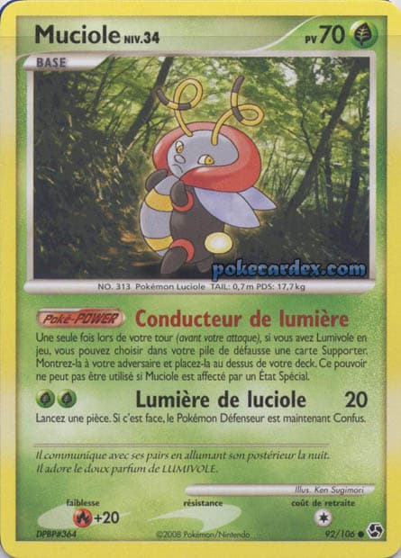 Carte Pokémon Muciole #92 — Grands Envols
