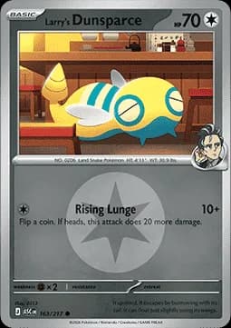 Larry's Dunsparce #163 Non Holo — Ascended Heroes