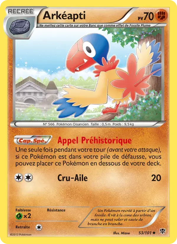 Carte Pokémon Arkéapti #53 — Explosion Plasma