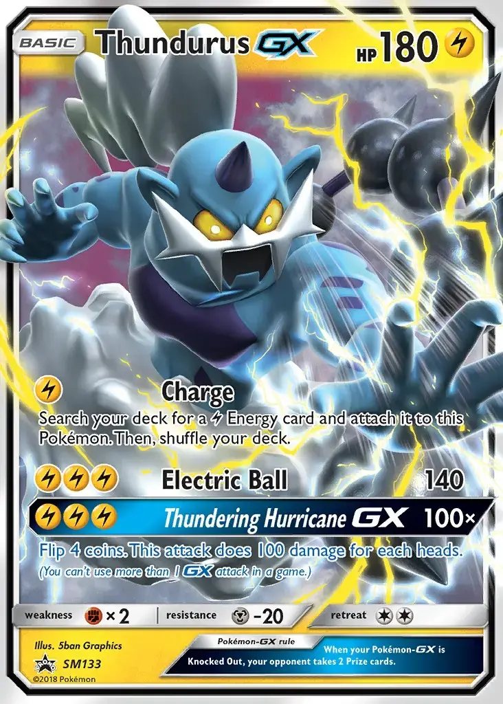 Thundurus GX #SM133 — Sun & Moon Promos