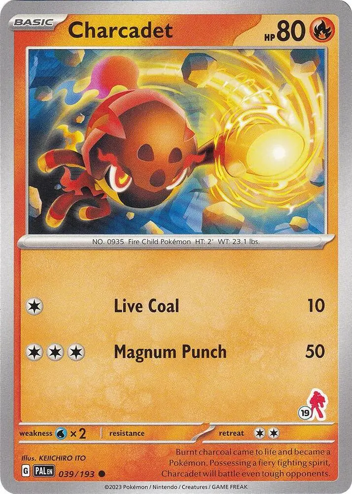 Carte Pokémon Charbambin #Armarouge 19 — Académie de Combat 2024