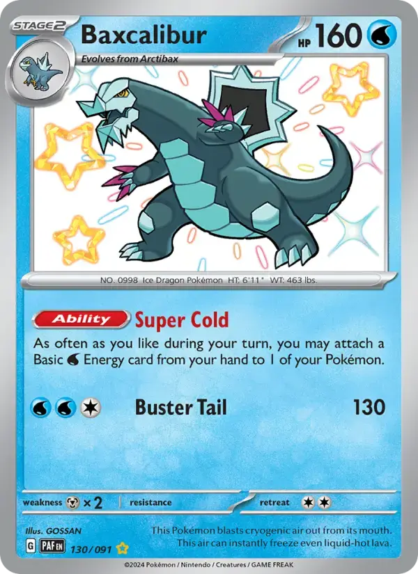Baxcalibur #130 — Paldean Fates