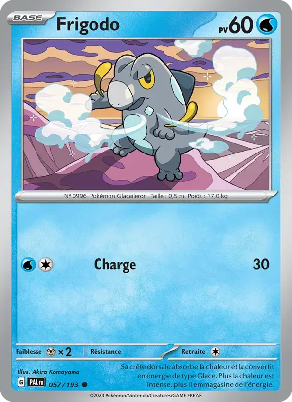 Carte Pokémon Frigodo #057 — Évolutions à Paldea