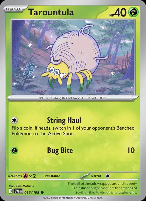 Tarountula #016 — Scarlet & Violet