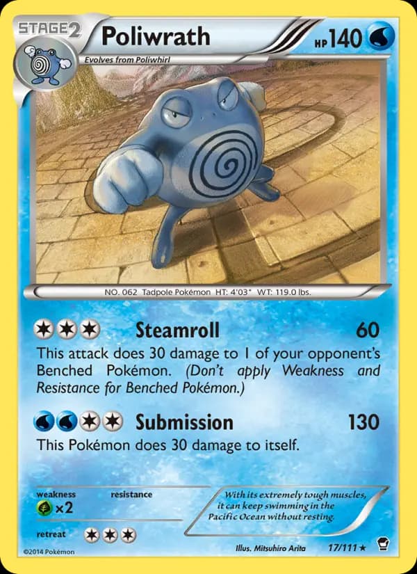 Poliwrath #17 — Furious Fists