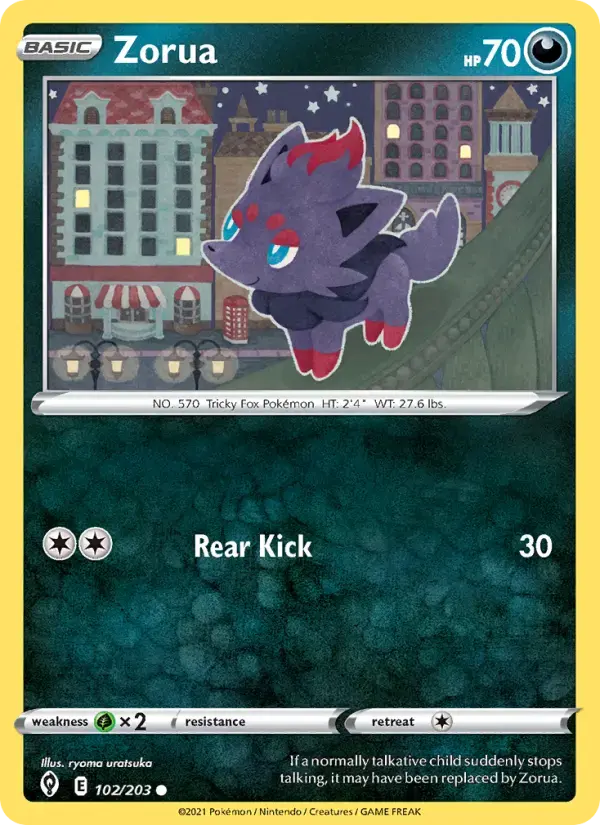 Zorua #102 — Evolving Skies