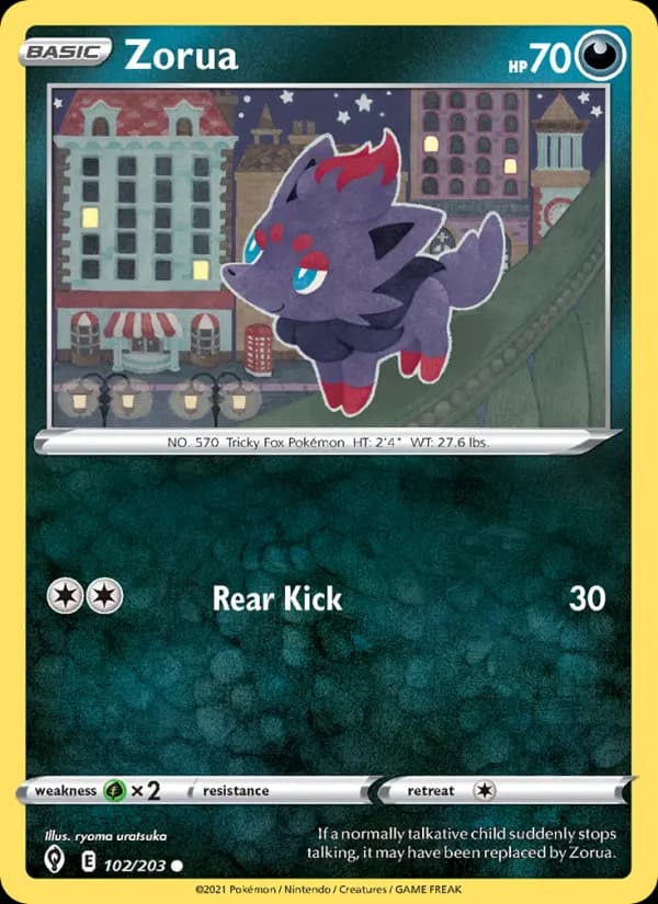 Zorua #102 — Evolving Skies