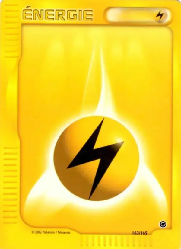 Carte Pokémon Énergie Électrique #163 — Expédition