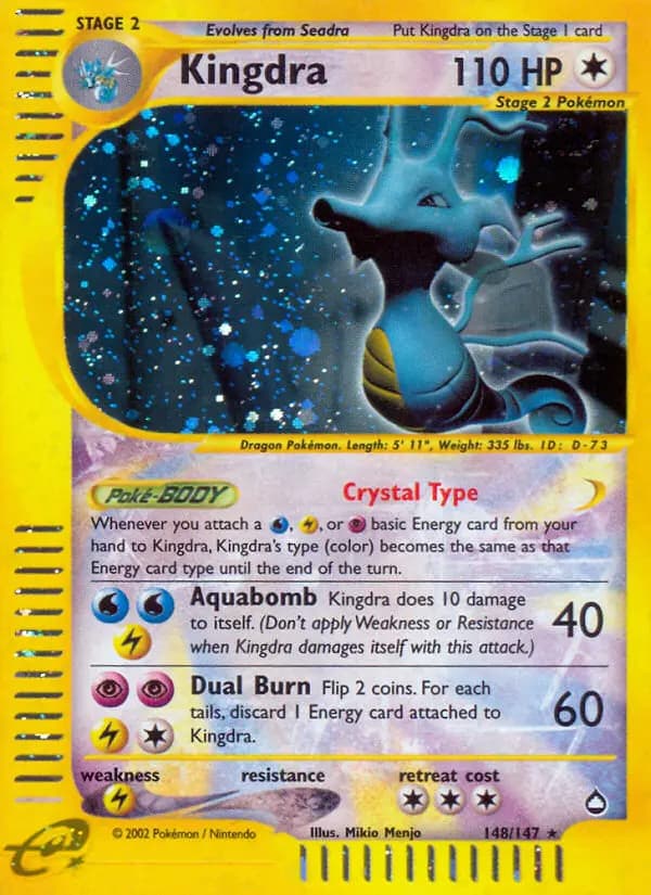 Kingdra #148 — Aquapolis