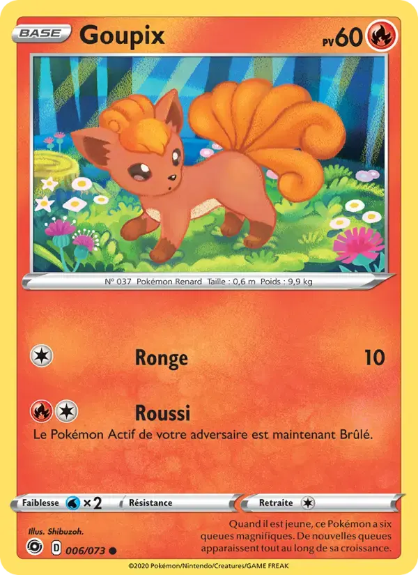 Carte Pokémon Goupix #6 — La Voie du Maître