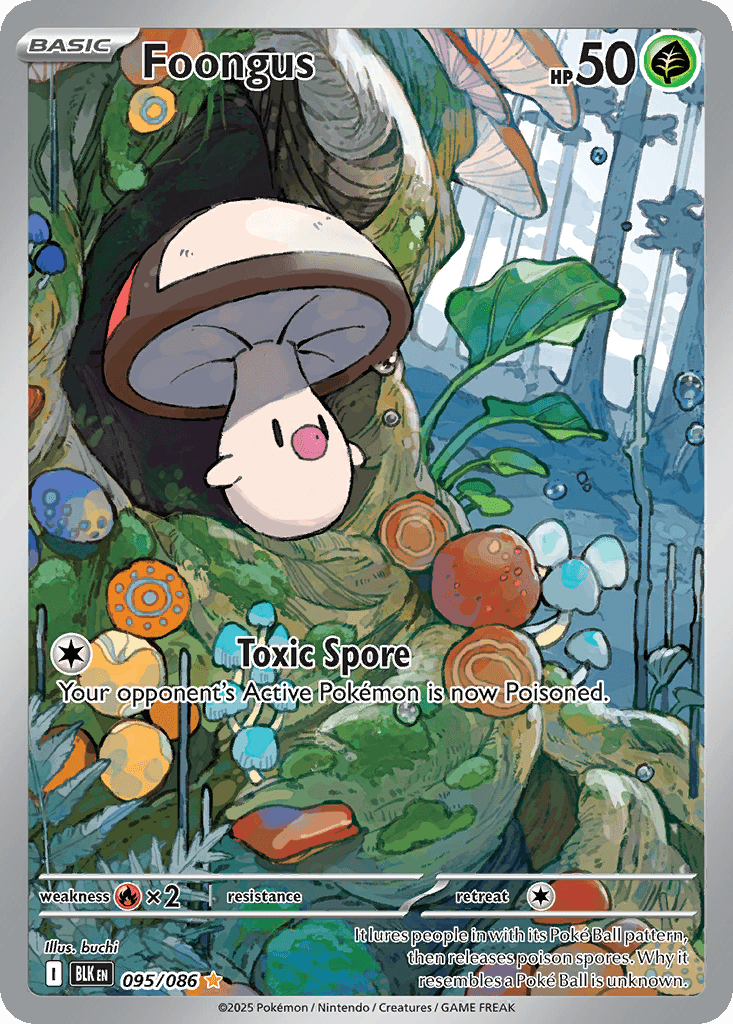 Carte Pokémon Trompignon #095 — Foudre Noire