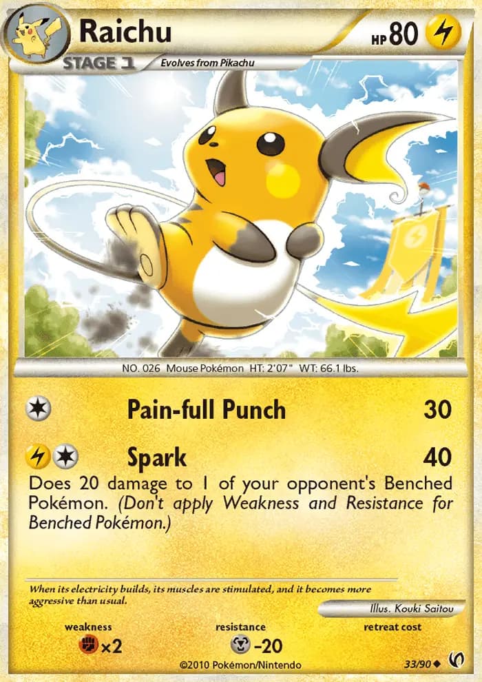 Raichu #33 — Undaunted